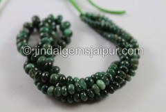 Deep Emerald Smooth Roundelle Beads